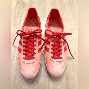 adidas Women’s Pink & Red Retro Runner Sneakers SL 72 OG Shoes